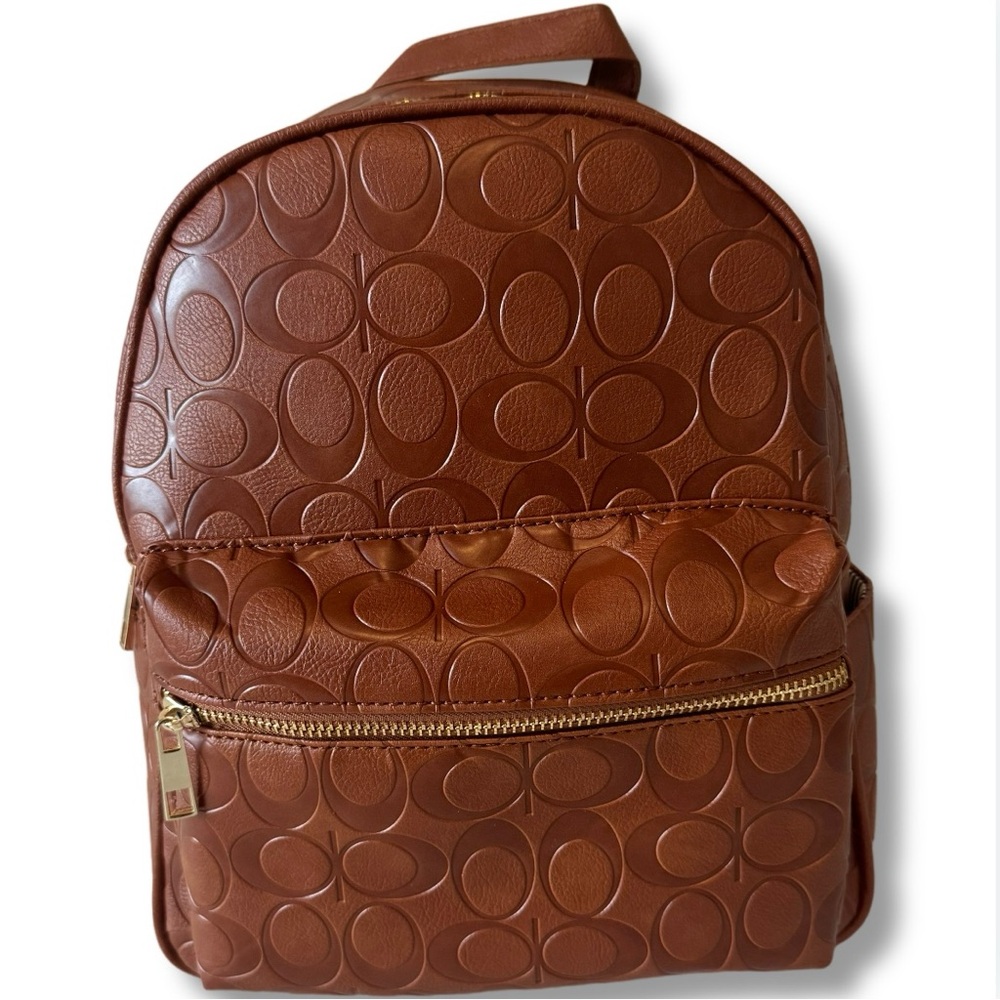 Fashion bag with wallet color brown